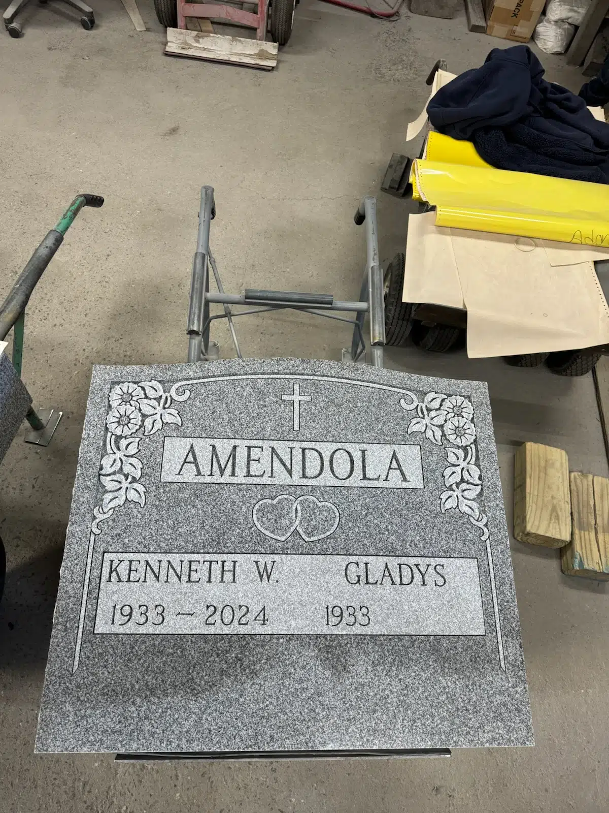 Granite Headstones Online hand-carved by Online Headstone Shop in NJ — image 2